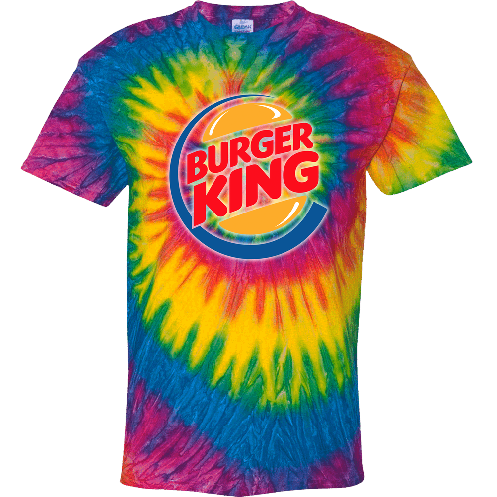 Burger King American Favorite Fast Food Tie Dye