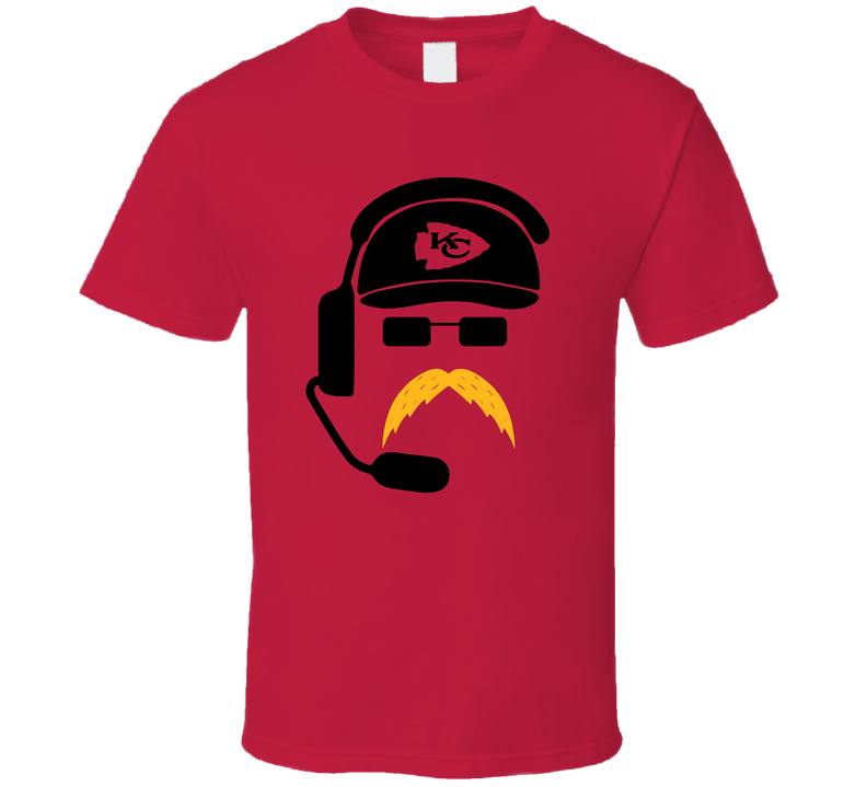 Andy Reid Kansas City Moustache Fan Cool T Shirt