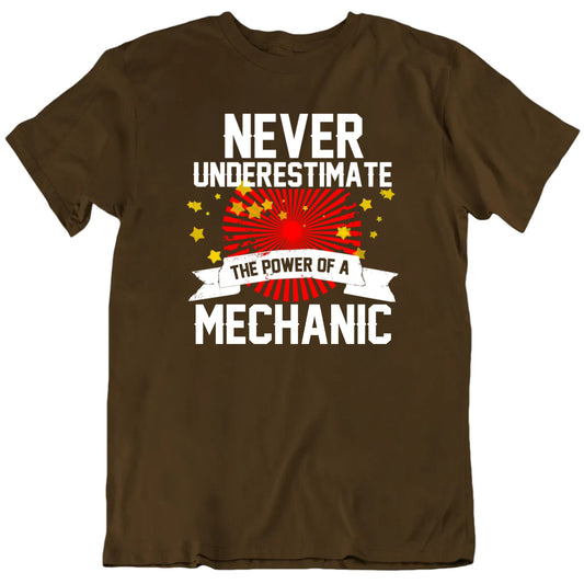 Never Underestimate The Power Of A Worker Custom Occupation Unisex T shirt