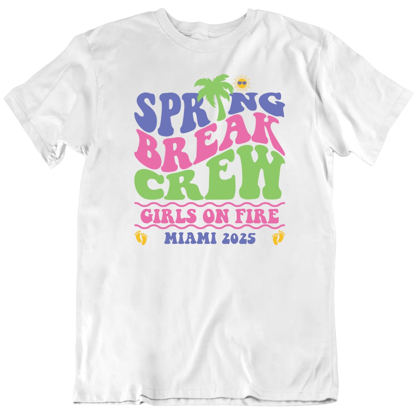 Customizable Spring Break Crew Custom Group Name, Place, Year Personalized Premium Quality Unisex Gift T Shirt