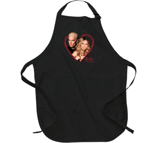 Buffy The Vampire Slayer Spike Love Story Retro Tv Show Fan Apron