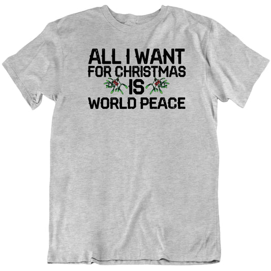 Customizable All I Want For Christmas Is Custom Favorite Things Personalized Premium Quality Unisex Gift T Shirt