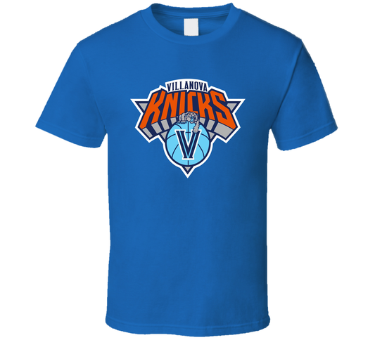 Villanova Knicks New York Mashup Parody Cool T Shirt