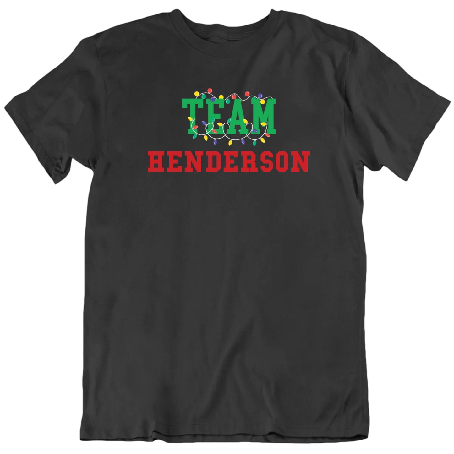 Customizable Christmas Team Custom Name Or Favorite Thing Personalized Premium Quality Unisex Christmas Gift T Shirt