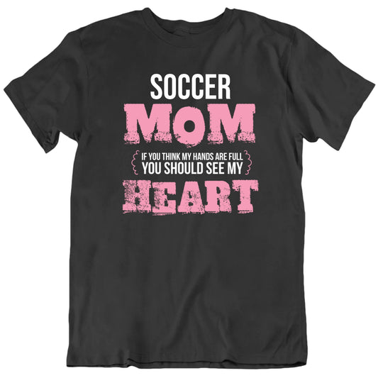 Customizable Sport Mom My Hands Are Full Custom Sport Personalized Premium Quality Unisex Mother's Day Gift T Shirt