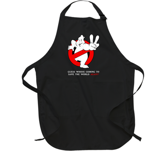 Save The World Again Ghostbusters 2 Movie Apron