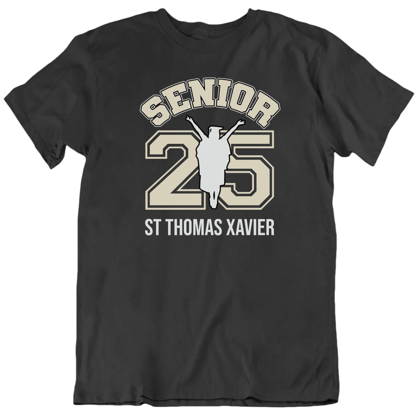 Customizable Senior Graduate 2025 School Personalized Design Unisex T Shirt