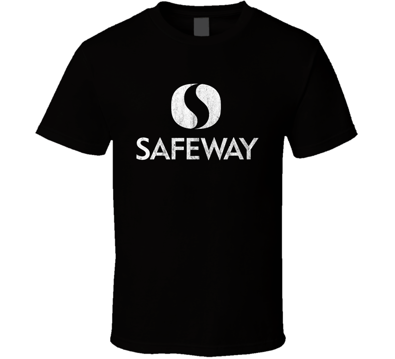Safeway Grocery Store Logo Vintage Grunge Look Cool T Shirt