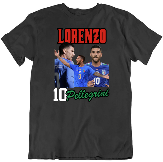 Favorite Euro Soccer Football Player Retro Rap Poster Style Personalized Custom Unisex T Shirt