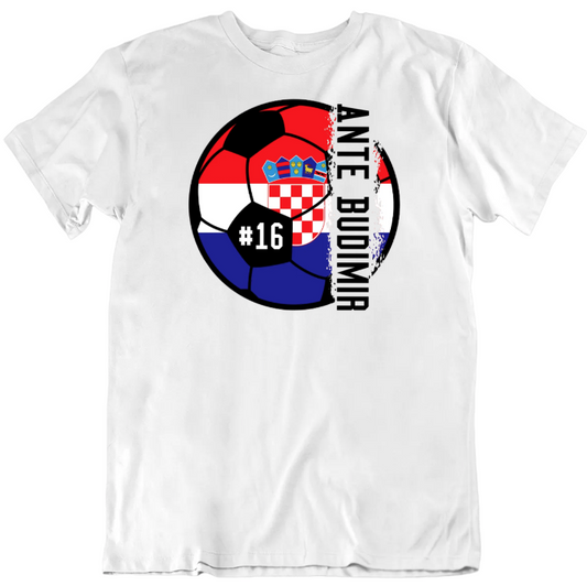 Custom Country Flag Euro Cup Team Fan Personalized Unisex T Shirt