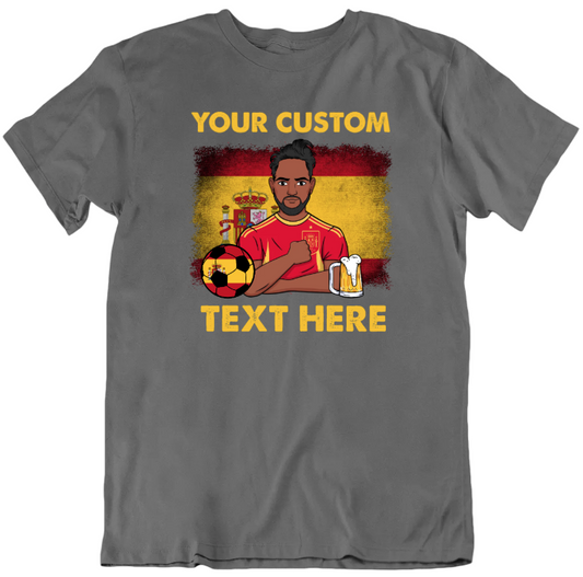 Your Custom Text Euro Cup Country Team Fan Personalized Unisex T Shirt