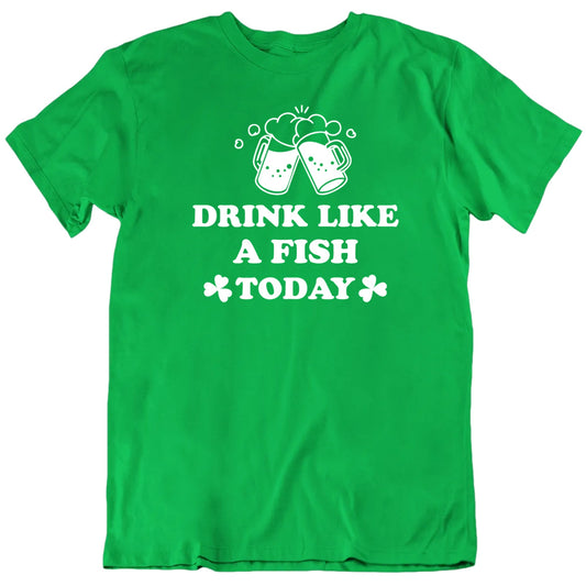 Customizable Drink Like A Custom Text St Patrick's Day Personalized Premium Quality Unisex Gift T Shirt
