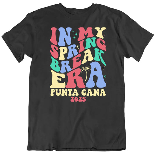 Customizable In My Spring Break Era Custom Place And Year Personalized Premium Quality Unisex Gift T Shirt
