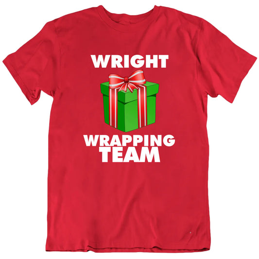 Christmas Wrapping Team Custom Name Unisex T shirt