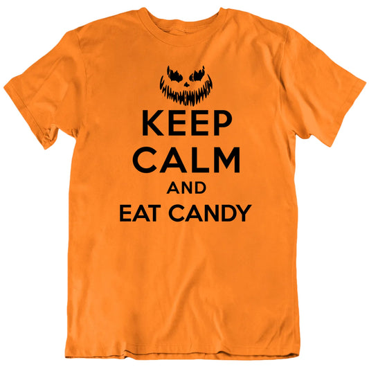 Customizable Keep Calm And Custom Halloween Activity Jack O' Lantern Personalized Premium Quality Unisex Gift T Shirt