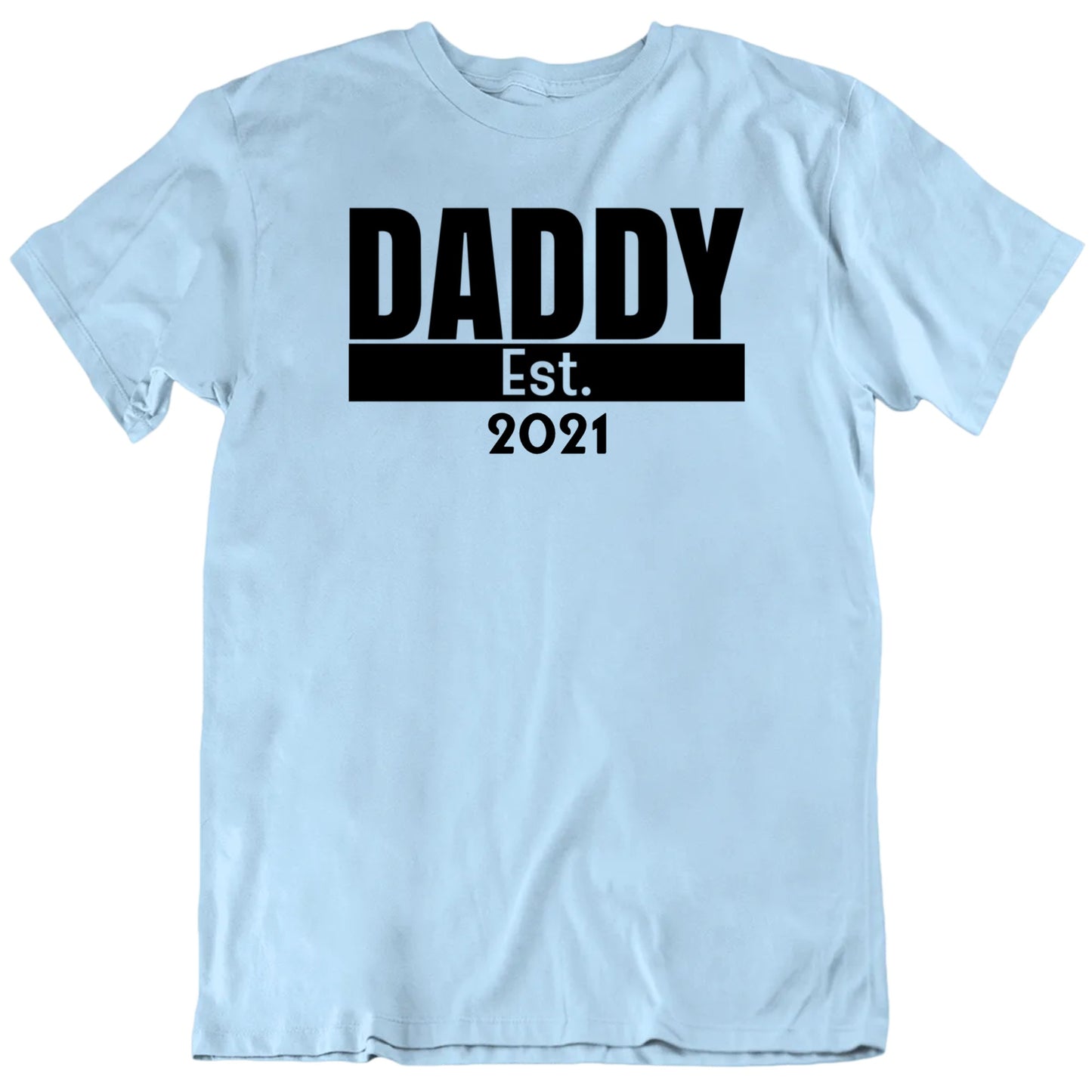 Daddy Established Custom Birth Year Father's Day T shirt