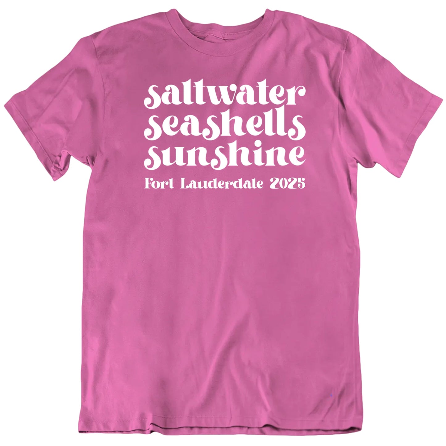 Customizable Saltwater Seashells Sunshine Custom Name Place Year Premium Quality Personalized Unisex Vacation T shirt