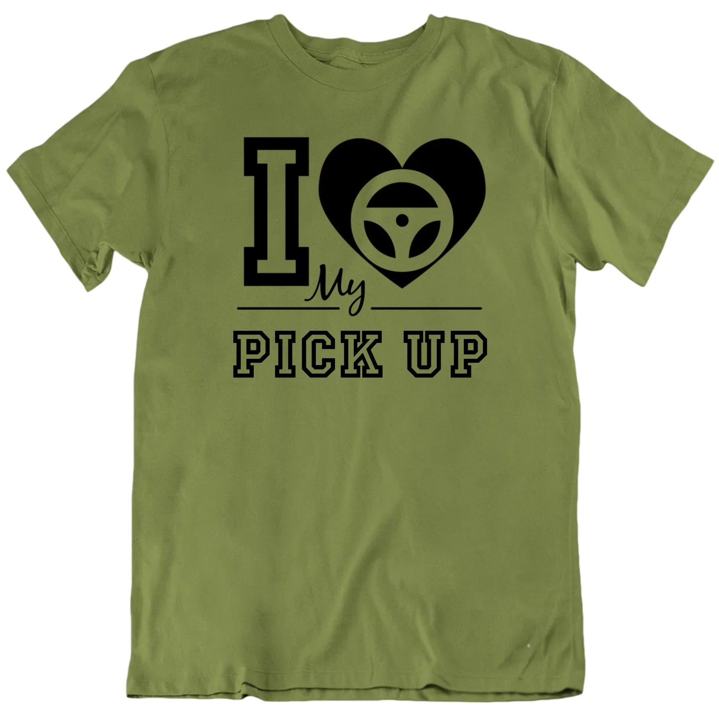 I Heart Love My Vehicle Custom Car Unisex T shirt