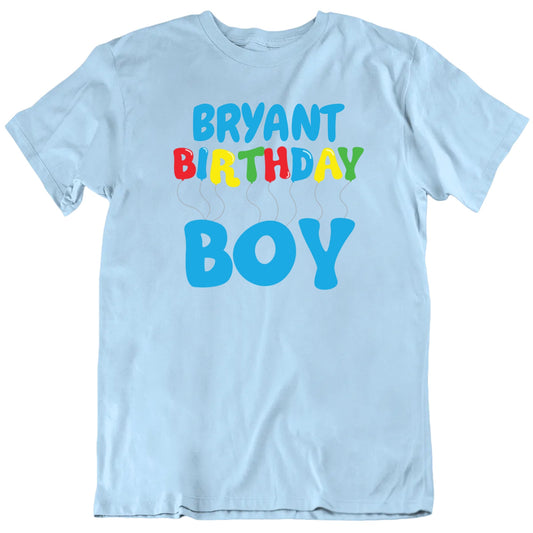 Customizable Birthday Boy Custom Name Personalized Quality Unisex Birthday Gift T Shirt