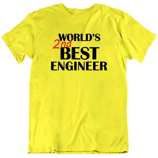 World's Second Best Worker Custom Occupation Unisex T shirt