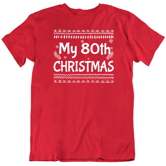 Customizable My Christmas Custom Number Of Years Personalized Premium Quality Unisex T Shirt