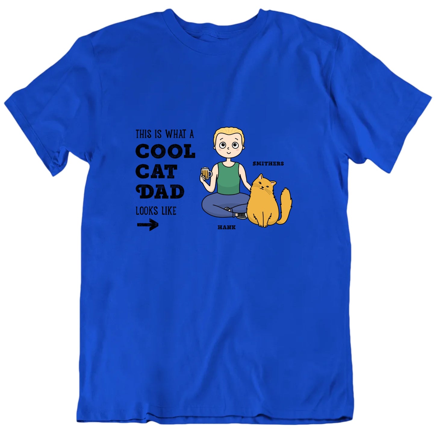 This Is What A Cool Cat Dad Looks Like Pet Funny Gift T Shirt