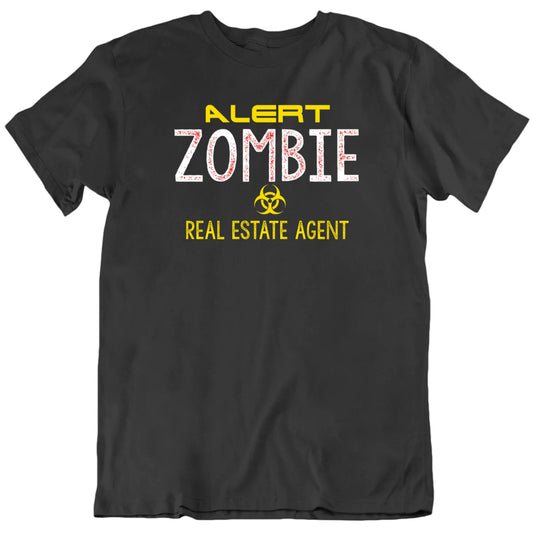 Zombie Alert Custom Name Or Occupation Halloween T shirt