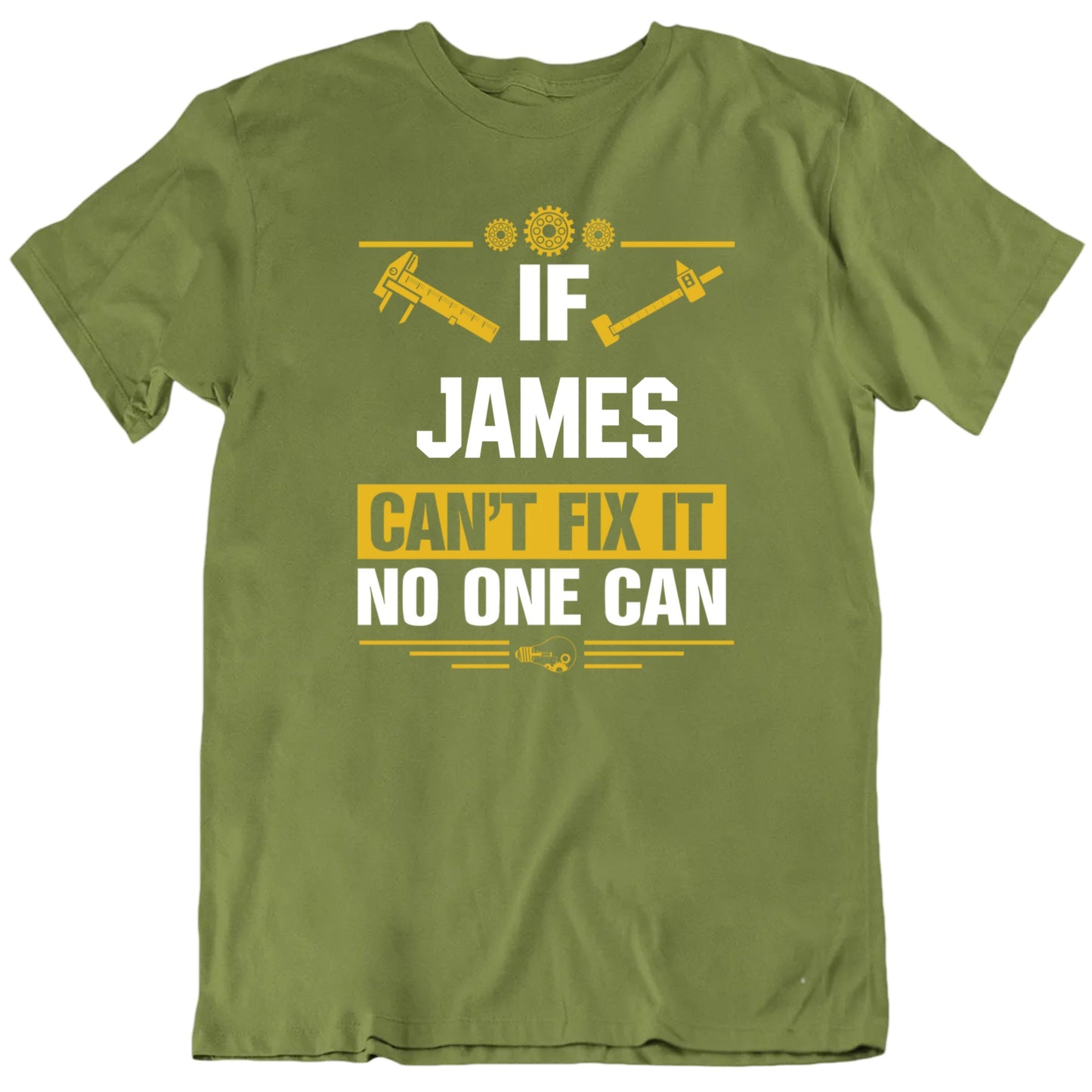 If Dad Can't Fix It No One Can Custom Name Father's Day T shirt