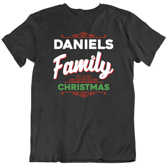 Family Christmas Custom Name T shirt