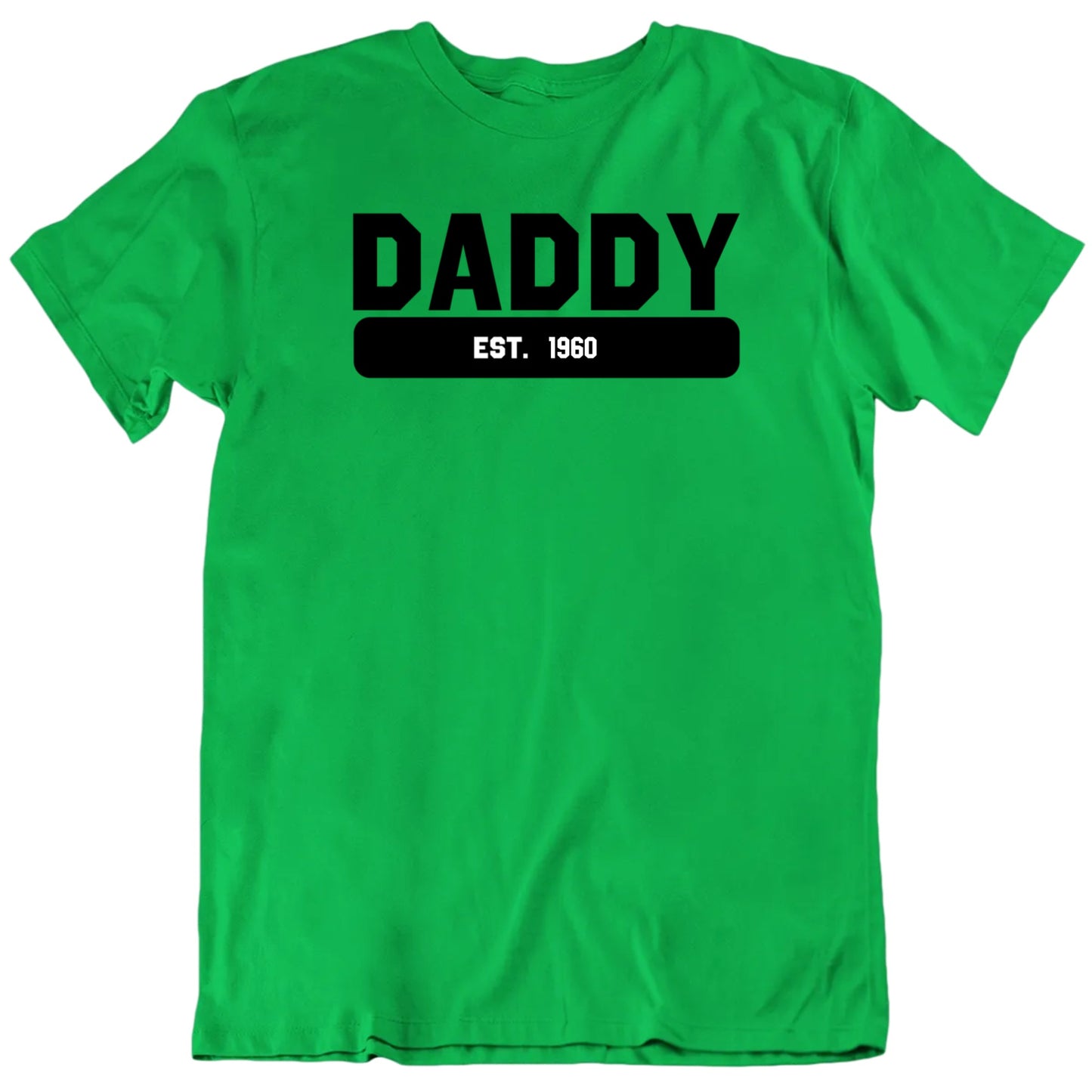 Daddy Established Custom Year Father's Day T shirt