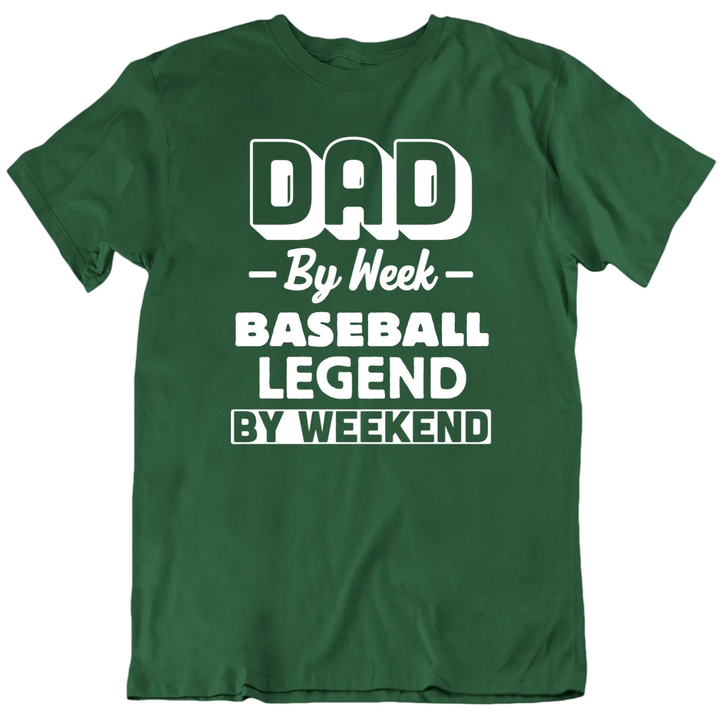 Dad By Week Custom Sport Legend By Weekend Father's Day Gift T shirt