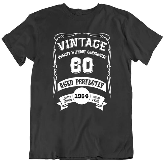 Aged Perfectly Custom Age Birth Year Unisex T shirt