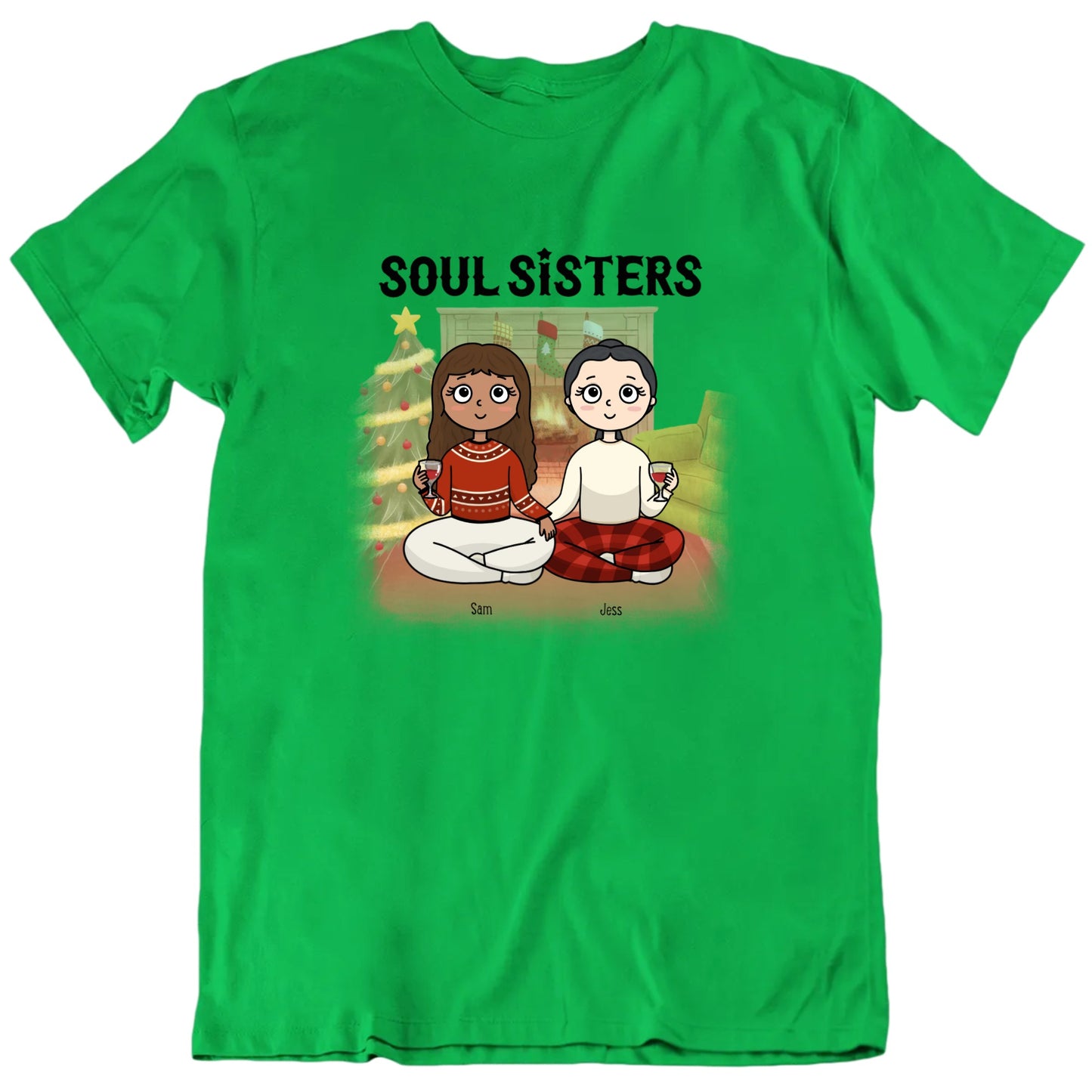 Soul Sisters Best Friend Custom Christmas Gift T Shirt