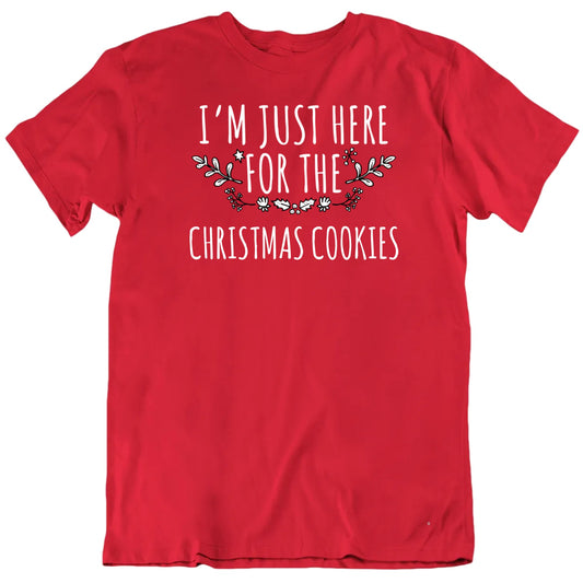 Customizable I'm Just Here For The Christmas Things Custom Favorite Things Personalized Premium Quality Unisex T Shirt