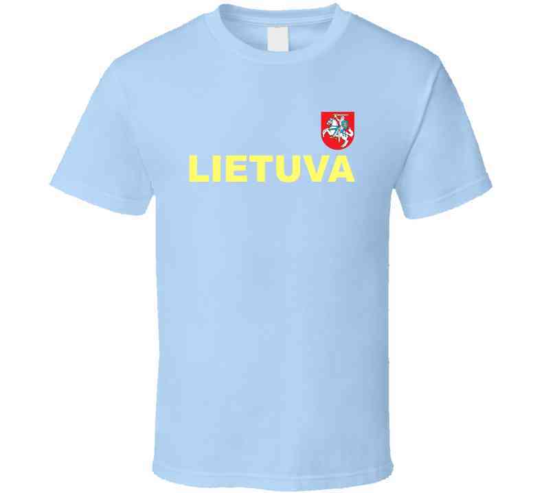 Lithuania Basketball Team Lietuva Crest Basketball Fan Cool T Shirt