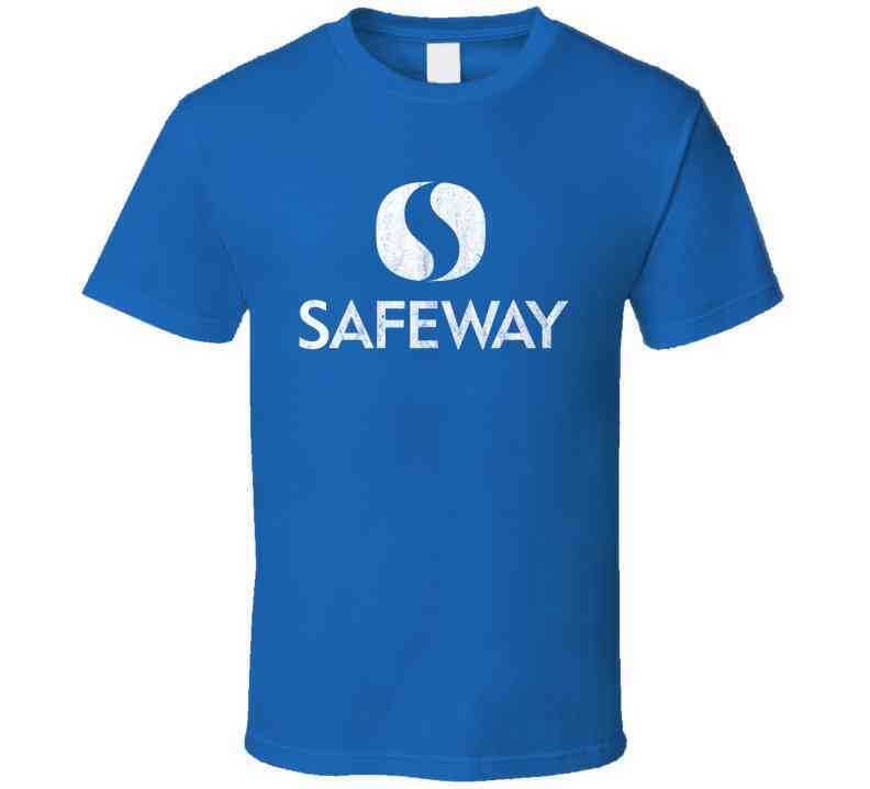Safeway Grocery Store Logo Vintage Grunge Look Cool T Shirt
