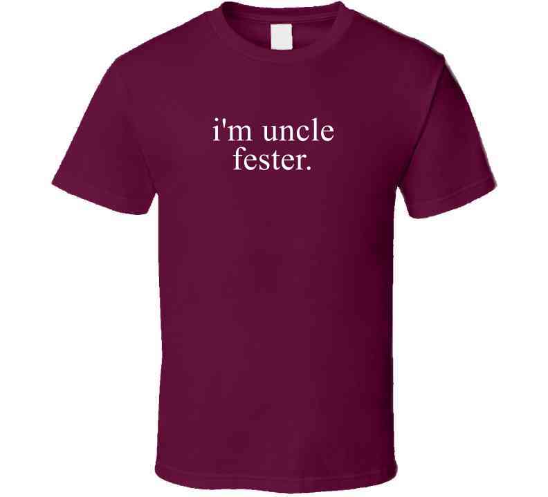 Uncle Fester Last Minute Popular Halloween Costume Addams Family T Shirt