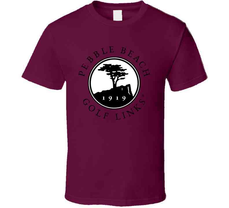 Us Open 1919 Pebble Beach Type Logo Pro Golf Fan Cool T Shirt