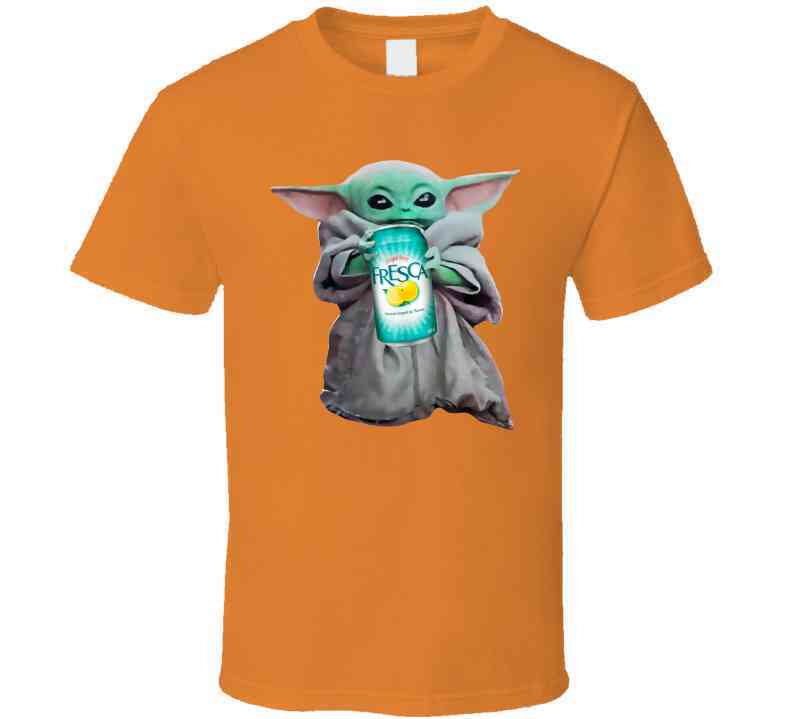 Baby Yoda The Child Mandalorian Fresca Soda Pop Drink Cool T Shirt