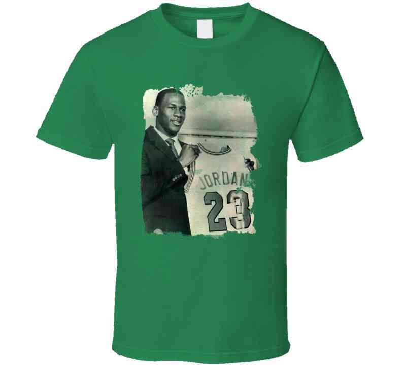 Michael Jordan Draft Photo Vintage Look Cool T Shirt