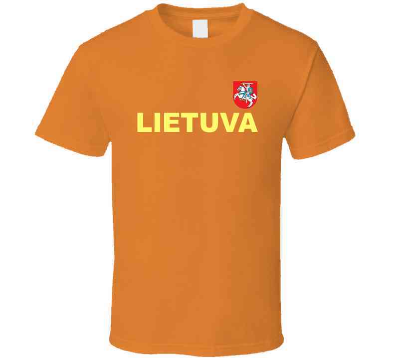 Lithuania Basketball Team Lietuva Crest Basketball Fan Cool T Shirt