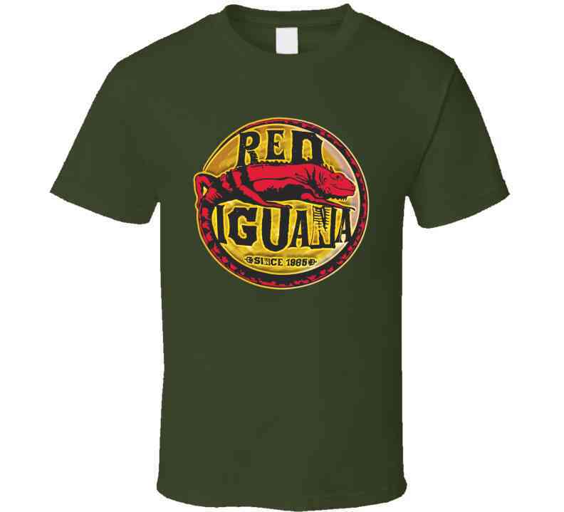 Red Iguana Salt Lake City Utah Restaurant Logo Cool Foodie T Shirt