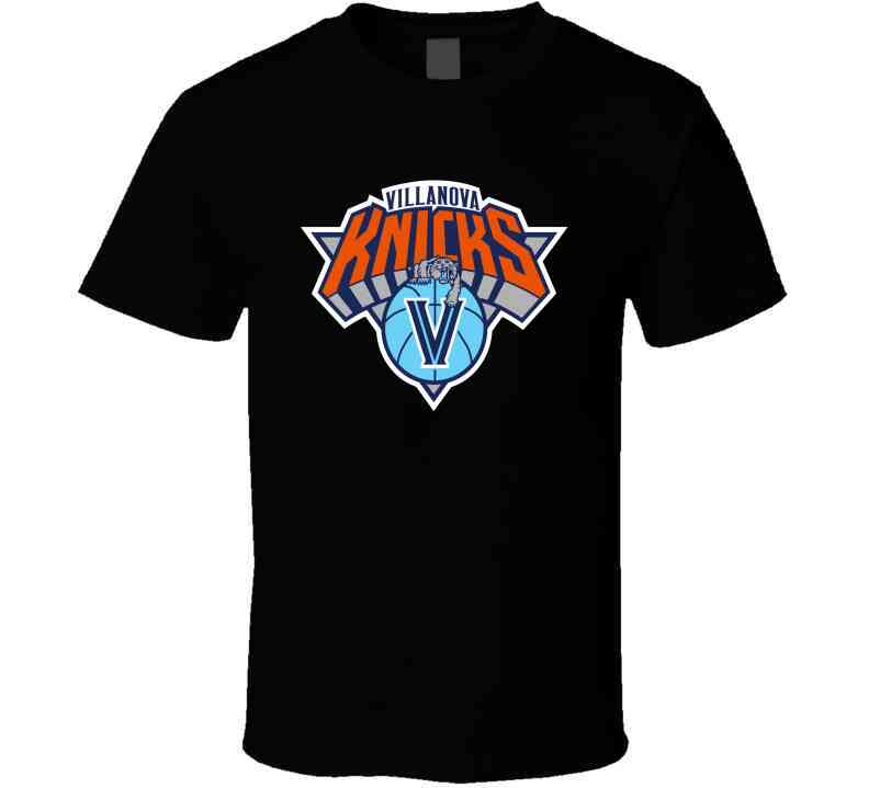 Villanova Knicks New York Mashup Parody Cool T Shirt