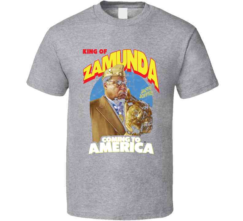 King Of Zamunda Jaffe Joffer Coming To America Black Comedy Movie Cool T Shirt