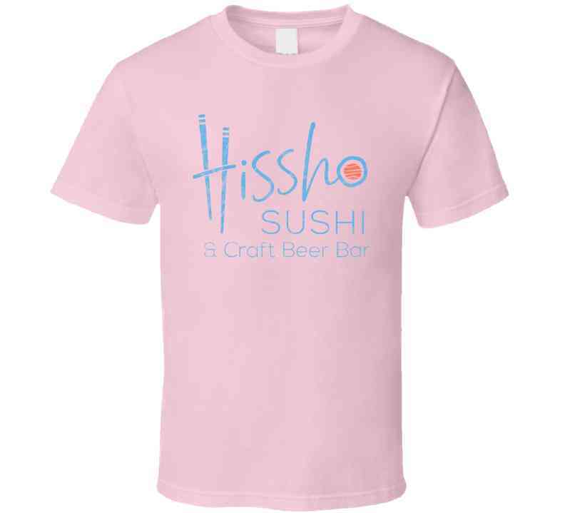 Hissho Sushi Craft Beer Bar Worn Look Cool T Shirt