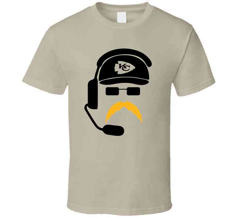 Andy Reid Kansas City Moustache Fan Cool T Shirt