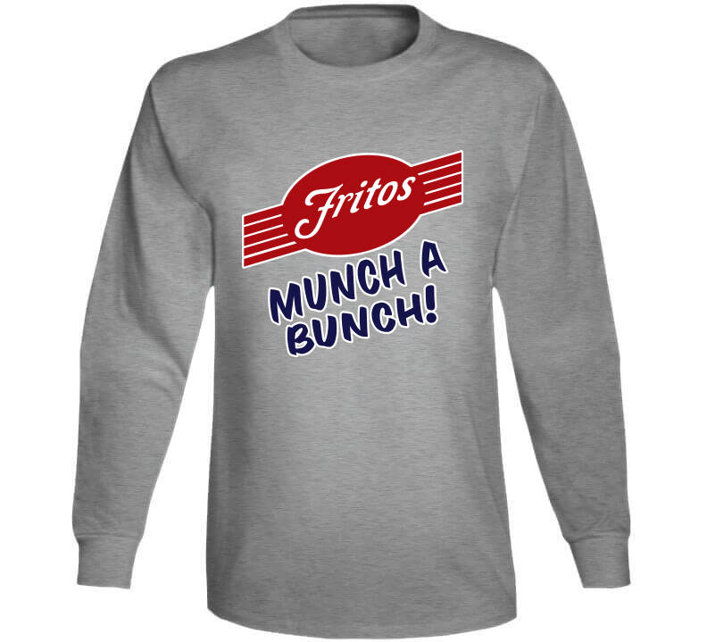 Munch A Bunch Fritos Most Memorable Ad Slogan Long Sleeve Cool T Shirt