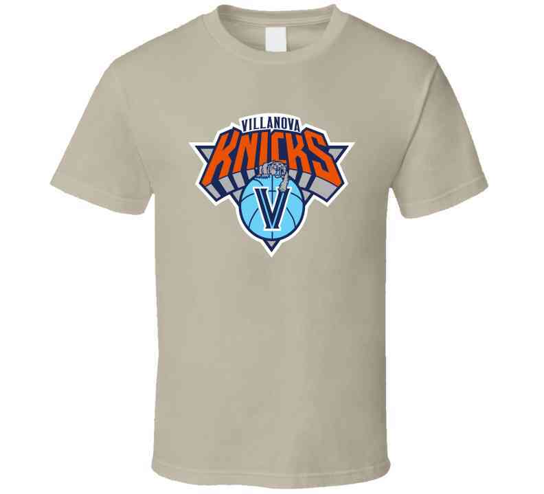 Villanova Knicks New York Mashup Parody Cool T Shirt