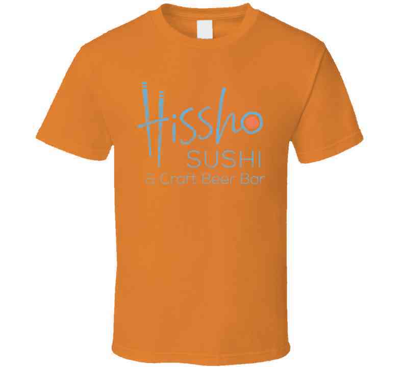 Hissho Sushi Craft Beer Bar Worn Look Cool T Shirt