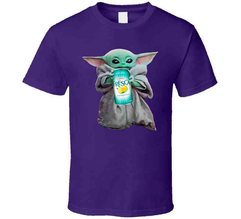 Baby Yoda The Child Mandalorian Fresca Soda Pop Drink Cool T Shirt